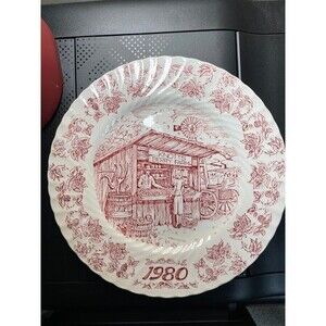 Knotts Berry Farm 1980 Collectible Plate No. 1 Made in England